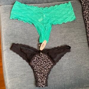 NWT Victoria's Secret Lace Panties Medium